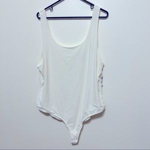 NWT Charlotte Russe White Bodysuit 3X